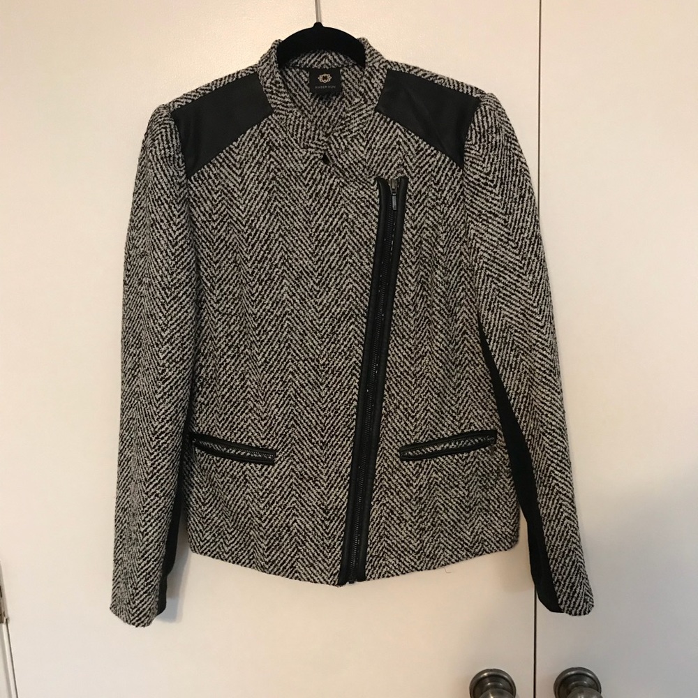 Black and white jacket